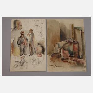 Herbert Hauschild, Konvolut Zeichnungen