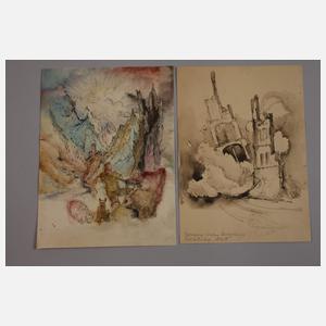 Herbert Hauschild, Konvolut Zeichnungen