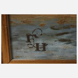 Fritz Leopold Hennig, Bachlauf im Sommer