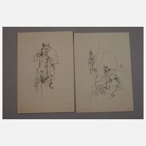 Gitta Kettner, attr., Konvolut Zeichnungen