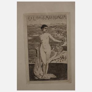 Max Klinger, Zwei Exlibris