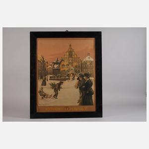 Rudolf Poeschmann, Altmarkt von Plauen im Winter