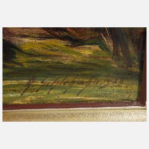 Albin Schlehahn, Schloss zu Jößnitz