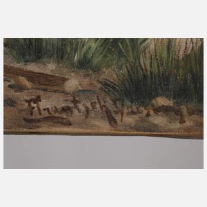 Franz Trautsch, Gohlis an der Elbe bei Dresden