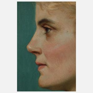 Walther Witting, Damenportrait im Profil