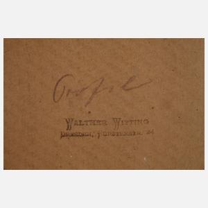 Walther Witting, Damenportrait im Profil