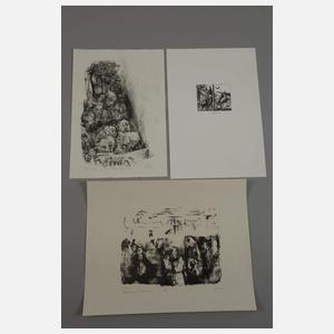 Konvolut sächsische Künstler