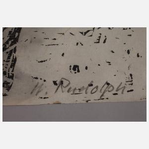 Wilhelm Rudolph, Stehender Frauenakt