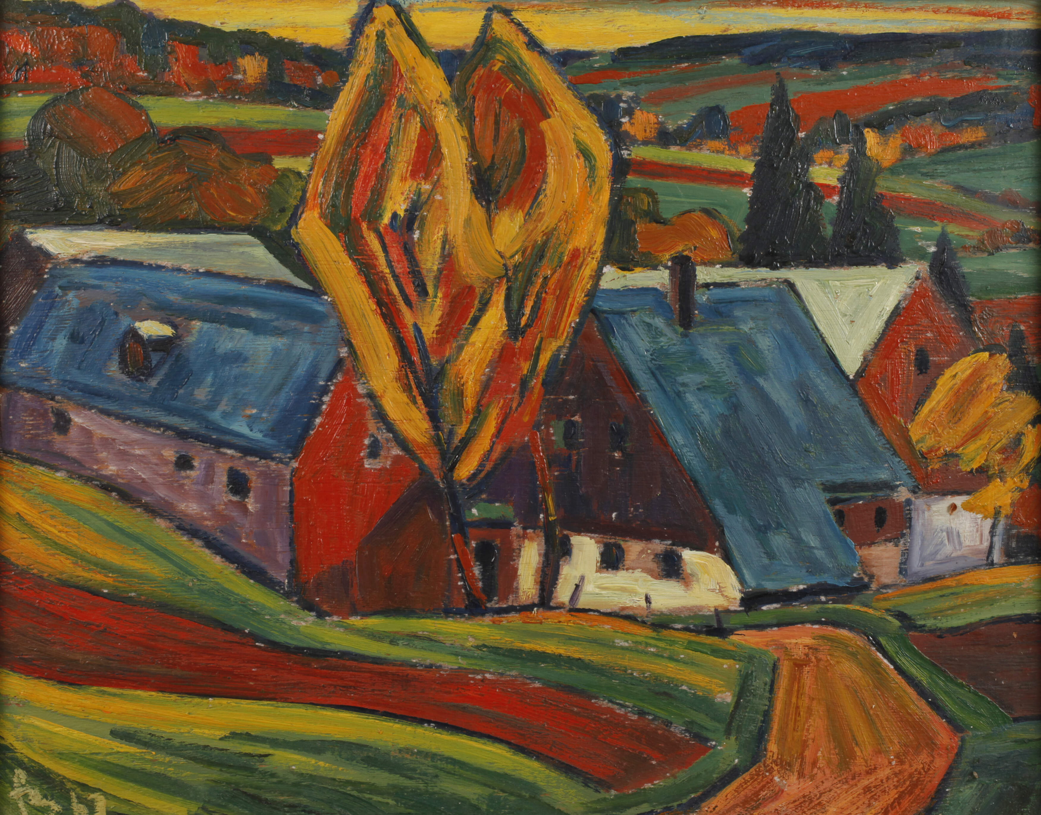 Fredo Bley, "Oberscheibe im Erzgebirge"