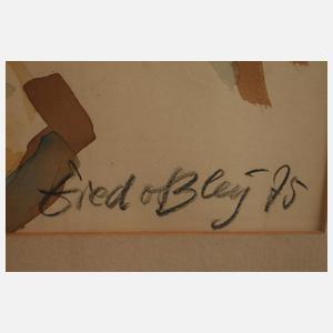 Fredo Bley, "Winter im Erzgebirge"