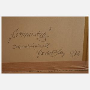 Fredo Bley, "Sommertag"