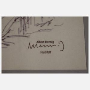 Albert Hennig, Weite Felder