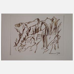 Albert Hennig, Im Gebirge