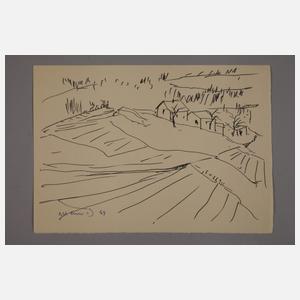 Albert Hennig, Häuser am Feldrand