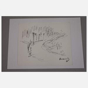 Albert Hennig, Paar Zeichnungen