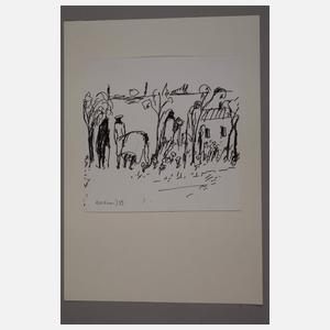 Albert Hennig, Paar Zeichnungen