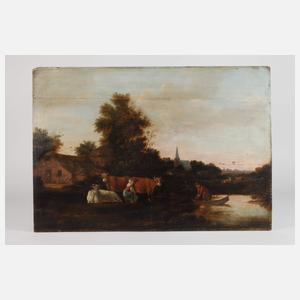 Hendrik Mommers, attr., Bukolische Szene