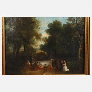 Barocke Gesellschaft im Freien