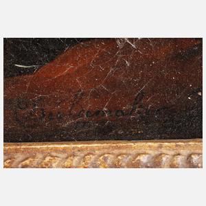 C. Beeldemaker, Jagdhunde zu Füßen einer Ruine