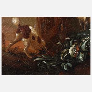 C. Beeldemaker, Jagdhunde zu Füßen einer Ruine