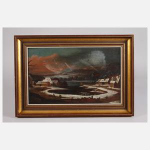 Georg Christoph v. Bemmel, attr., Winterlandschaft