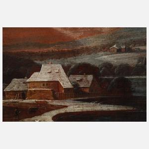 Georg Christoph v. Bemmel, attr., Winterlandschaft