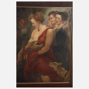 "Dianas Rückkehr von der Jagd" nach Rubens