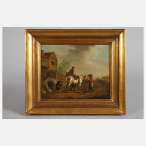 Paar Landsknechtsszenen