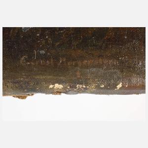 Carl Ernst Morgenstern, attr., Flusslandschaft bei Gewitter