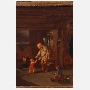 Stubeninterieur – "Trautes Heim – Glück allein"