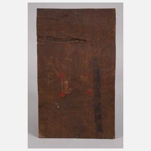 Biedermeierbildnis, Mann mit Schirm