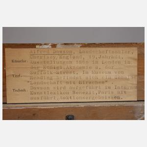 Alfred Dawson, attr., Englische Flusslandschaft