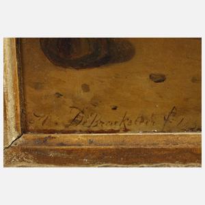 Adrien De Braekeleer, attr., Zwei Genreszenen