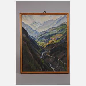 Expressive Hochgebirgslandschaft