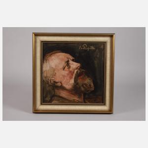 Eduard von Gebhardt, Portraitstudie eines älteren Herrn