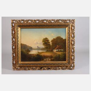 Carsten Henrichsen, attr., "Skovløberhus i Esrum"