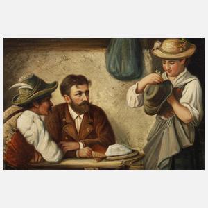 Hoffmann, Touristen auf der Alm