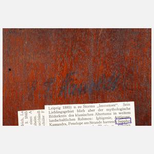 Edmund Kanoldt, Vorarbeit zu "Sappho"