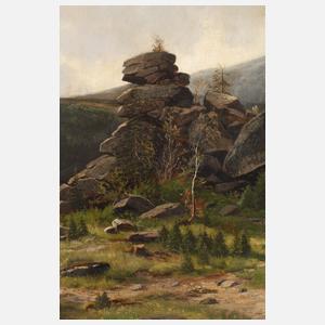 Ferdinand König, „Feuerstein Klippen“ im Harz