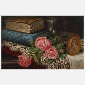 Franz Nowak, Stillleben auf dem Balkon