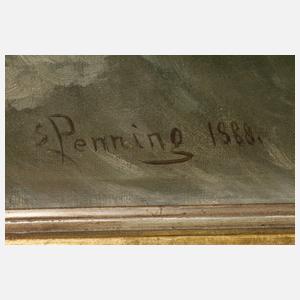 Ernst Penning, Dampfschiff an der Mole