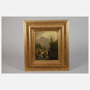 Anton Pick, Paar Gebirgslandschaften