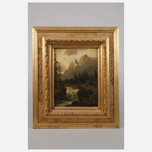 Anton Pick, Paar Gebirgslandschaften