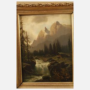 Anton Pick, Paar Gebirgslandschaften