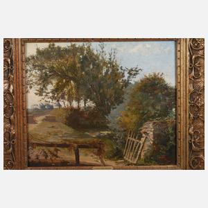 Arthur Rathouis, attr., Bretonischer Teich