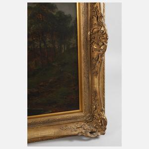 Karl Ludwig Scheins, attr., Mondscheinlandschaft