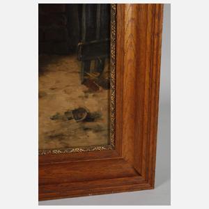 Emil Strecker, "Junge spielt mit Kind"