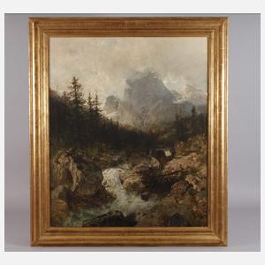 Wilhelm Velten, Jäger am Sturzbach