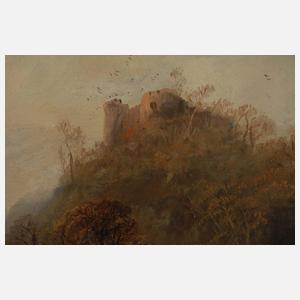 Sturzbach in Gebirgslandschaft