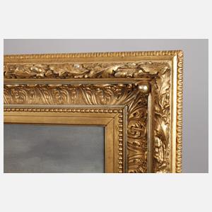 Abendlandschaft mit Hochwasser